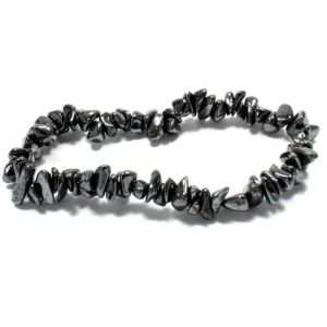 Hematine Chip Stone Bracelet