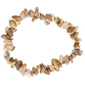 Picture Jasper Chip Stone Bracelet