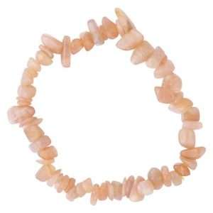 Pink Moonstone Chip Stone Bracelet