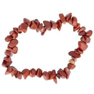 Red Jasper Chip Stone Bracelet