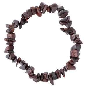 Red Tiger Eye Chip Stone Bracelet