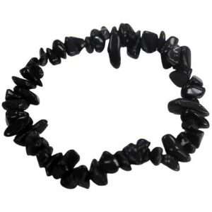 Black Agate Chip Stone Bracelet