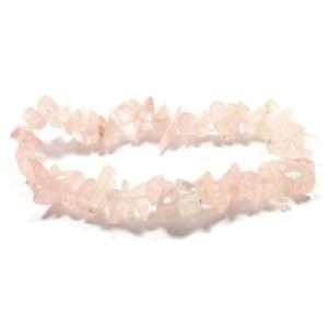 Rose Quartz Chip Stone Bracelet