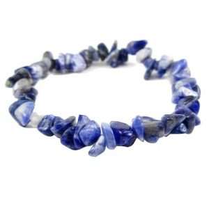 Sodalite Chip Stone Bracelet