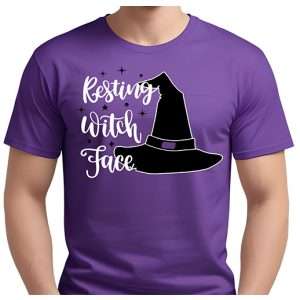 Resting Witch Face Adults T-shirt