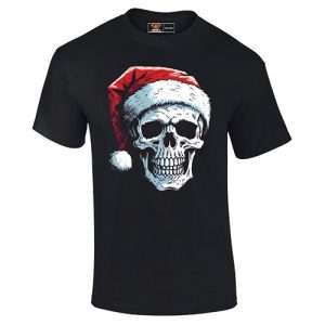 Santa Skull Christmas T-shirt