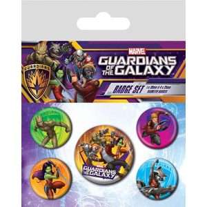 Guardians Of The Galaxy Characters Badge Pack - BP80793