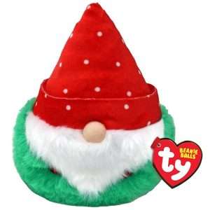 Topsy Gnome Christmas TY Beanie Ball