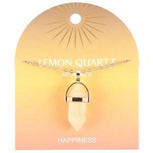 Crystal Necklace - Lemon Quartz