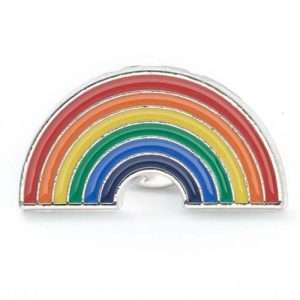 Rainbow Enamel Pin Badge