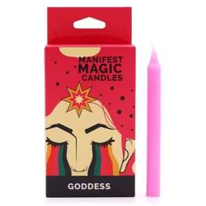 12 Manifest Magic Candles - Pink - Goddess