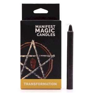 12 Manifest Magic Candles - Black - Transformation