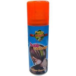 Fluorescent Orange Party Success Hair Colour Spray 125ml