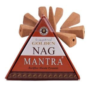 Mantra Golden Nag Backflow Incense Cones
