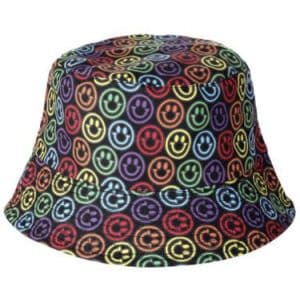 Multicoloured Smiley Faces Bucket Hat