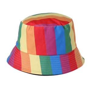 Rainbow Pride Stripe Bucket Hat