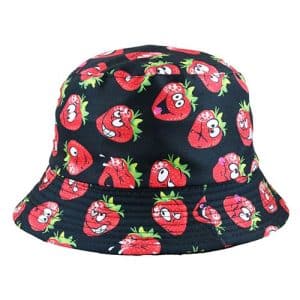 Strawberry Faces Bucket Hat