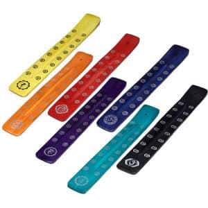 Mango Wood Bold Chakra Incense Stick Burner