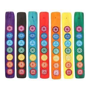 Wooden Chakra Incense Stick Burner