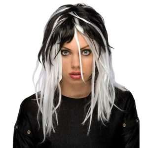 Black and White 2 Tone Wig