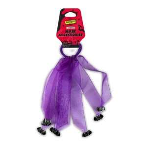 Halloween Bobble with Purple Ribbon and Bats