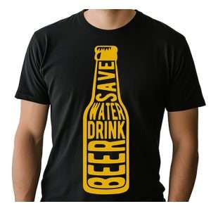 Save Water Drink Beer Funny T-Shirt