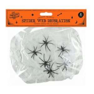 Spiders Web with 6 Spiders
