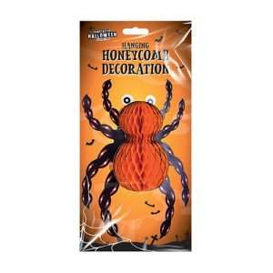 Hanging Honeycomb Spider Decoration