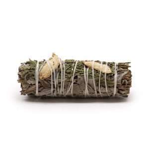 White Sage, Ginger & Cedar 10cm Smudge Stick