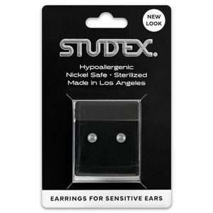 Studex Sensitive Carded Stainless Steel 4mm Ball