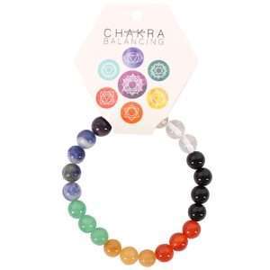 Gemstone Chakra Ball Bracelet