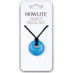 Gemstone Donut Howlite Necklace