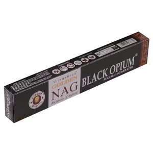 Golden Nag - Black Opium Incense Sticks