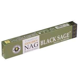 Golden Nag - Black Sage Incense Sticks